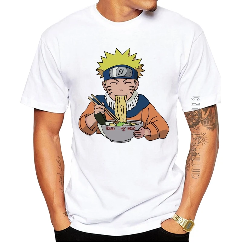 Medvilnės Japonija Ramen Vyrų T-Shirt Naruto Ramen Makaronai Spausdinti Hipster Grafinis Marškinėlius, O Kaklo Atsitiktinis Vasaros Tee Juokinga Viršūnės