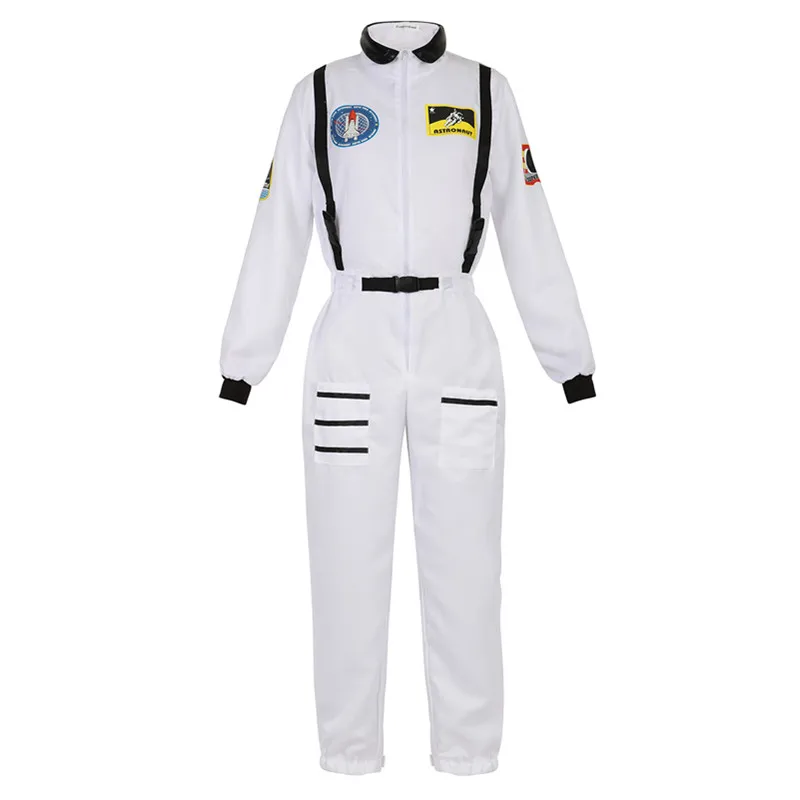 Moterų Astronautų Kostiumai Suaugusiųjų Kosminių Kostiumų Plius Dydis Skrydžio Kostiumas Astronautas Jumpsuit Fancy Dress Up Kostiumai JAV Dydis S-2XL