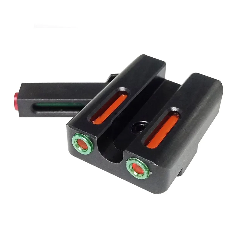SPINA Nekilnojamojo Raudonos, Žalios Optinio Pluošto Priekiniai Akyse / Galiniai Kovoti su pluošto nekilnojamojo dot Juoda nekilnojamojo Glock standartiniai modeliai