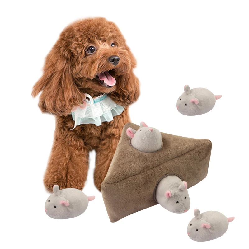 Triušis Šunų Cypimas Žaislai Mielas Gyvūnų Interaktyvus Slėpynių Pliušinis Įspūdį Šunų Žaislai Vidutinės Mažos Šunų Dantys Kramtyti Moliniai Žaislai