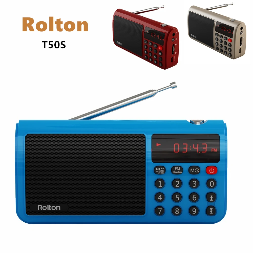 Rolton T50S Nešiojamą FM Radijo PC 