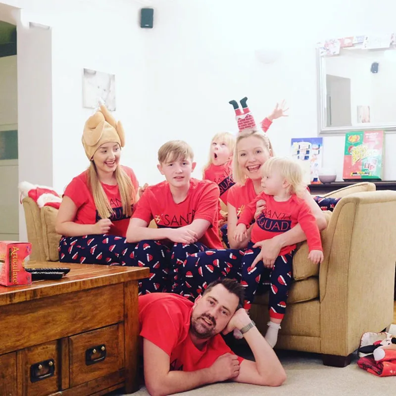 Nauji Metai 2020 Šeimos Kalėdų Pižama Nustatyti Tėvų-Vaikų Kostiumas Namų Kūdikis Sleepwear Vaikas Fatehr Motina Vaiko Šeimos Atitikimo Komplektus