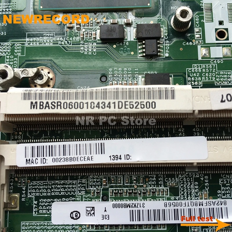NEWRECORD MBASR06001 MB.ASR06.001 Acer aspire 6930 6930g Nešiojamas plokštė DA0ZK2MB6F1 GM45 DDR2 Nemokamai CPU pilnai išbandyti