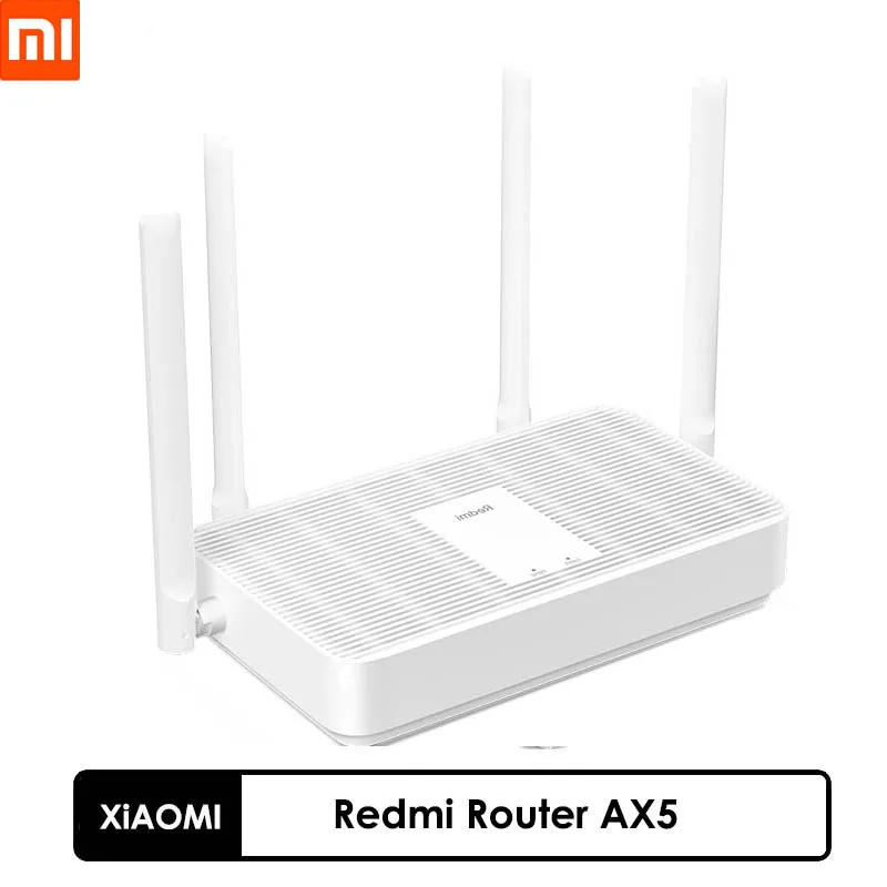 Originalus Xiaomi Redmi Maršrutizatorius AX5 WiFi6 Qualcomm 5-Core Lustas, 4 Nepriklausomi Stiprintuvai WiFi 6 Paramą Akių Tinklų 2,4/5 GHz