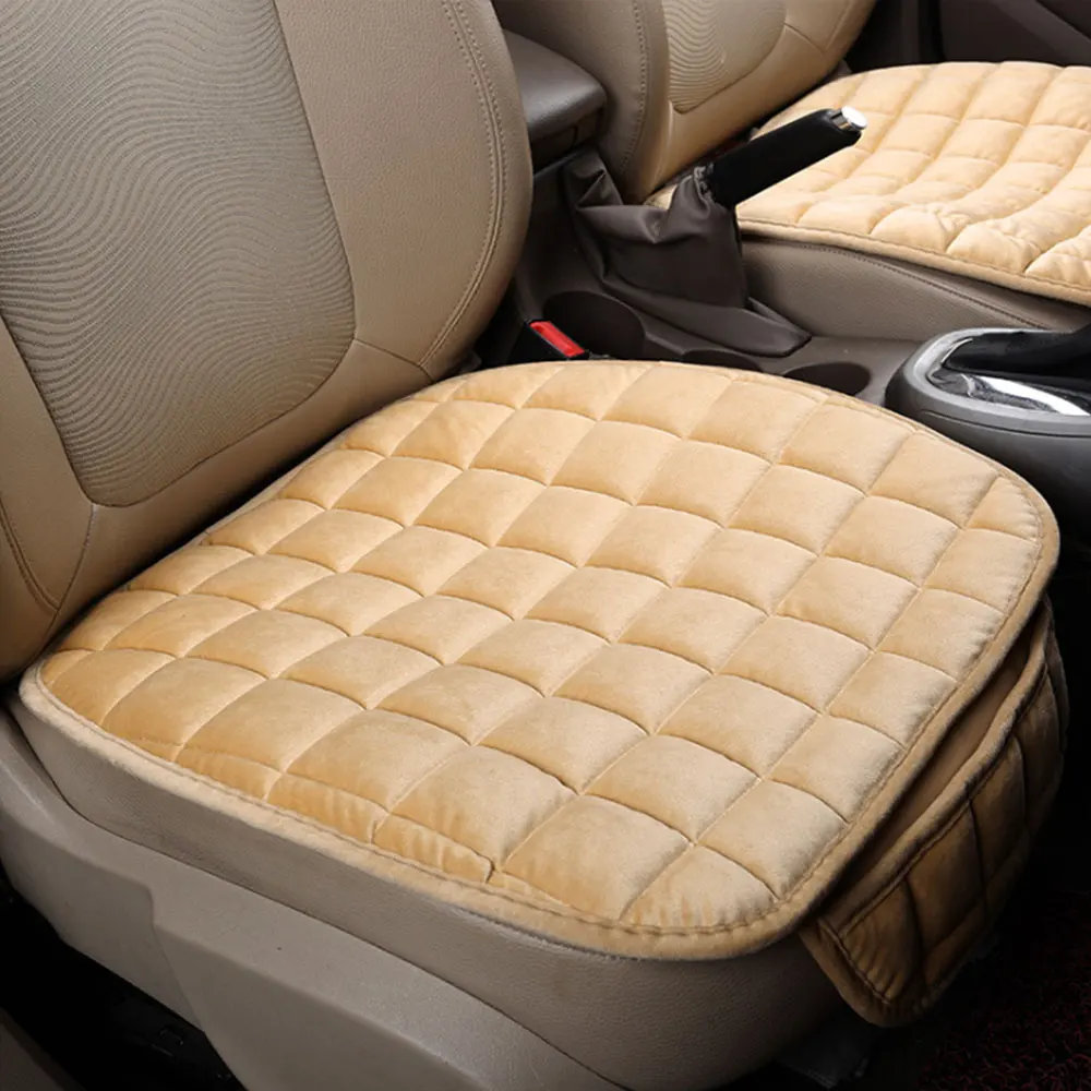 Automobilių Sėdynės Pagalvėlės Sėdynės Padengti Automobilių Juosmens Pagalvėlė Žiemą Šiltas Anti-slip Universal Priekiniai Atgal Kėdės Sėdynę-pagalvę Raštas