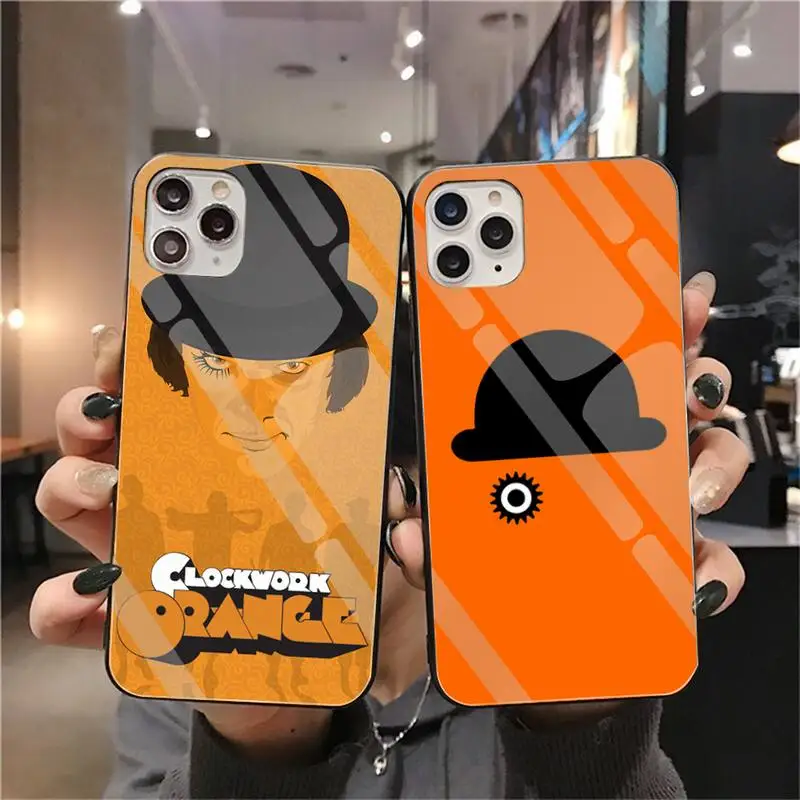 A Clockwork Orange Telefono dėklas Grūdintas Stiklas iPhone 11 Pro XR XS MAX 8 X 7 6S 6 Plus SE 2020 atveju