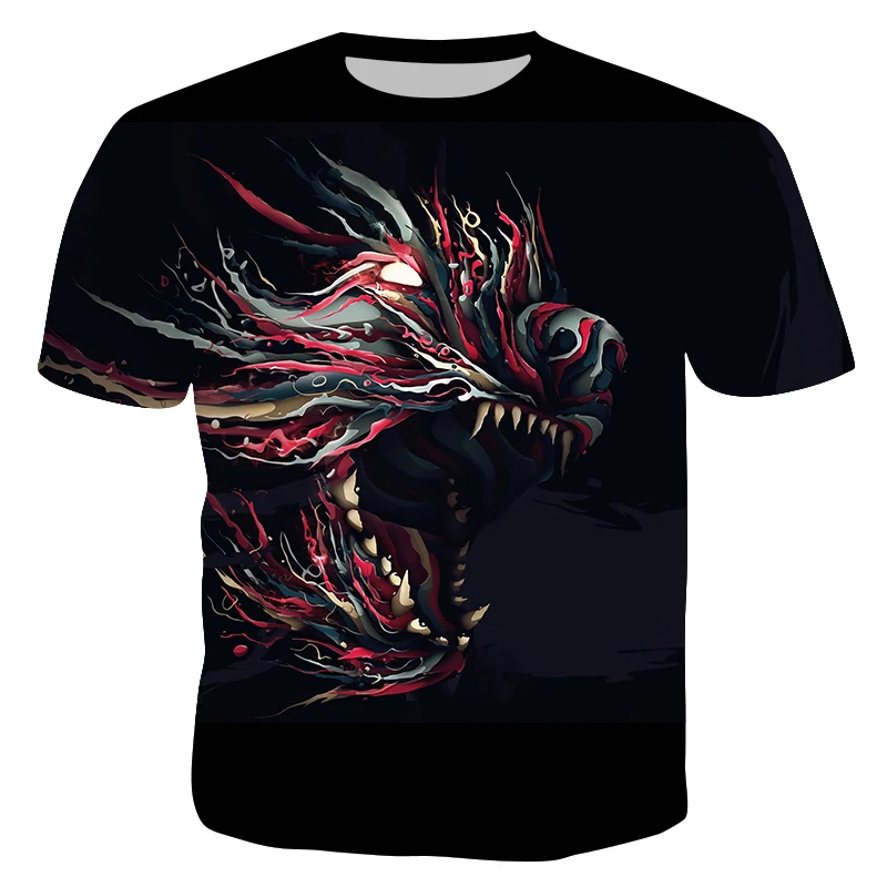 Cloudstyle 3D Dragon Vyrams T Shirts Naujovė Legendinis Padaras Vyrų T Marškinėliai Juodos spalvos sportinius Marškinėlius, Vyrų Dragon Tees Viršūnes Vyrų Customiz