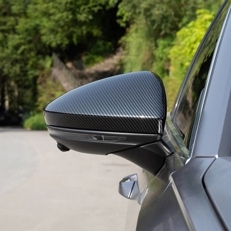 Aukštos Kokybės Pakaitinis su Įrašų ABS Šoninis Veidrodis Apima galinio vaizdo Veidrodis Kepurės Audi A4 B9 A6 C8 Q5 8R Q7 Automobilių Reikmenys