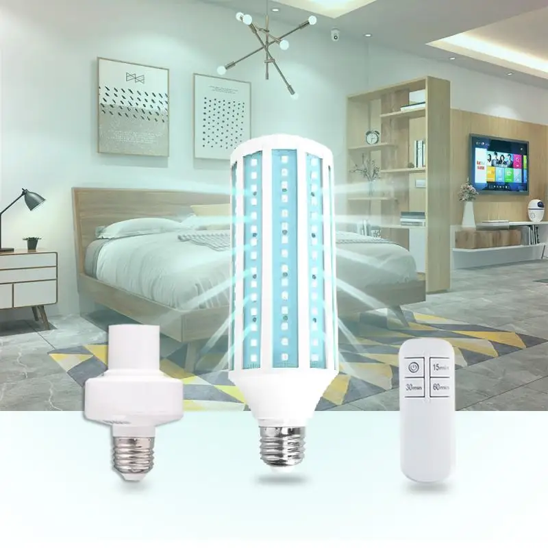 1 Vnt 60W LED Kukurūzų Lemputė E27 110V Energijos Taupymo UV Baktericidiniu LED Lempa Kambarį Smart Priedai Smart Home