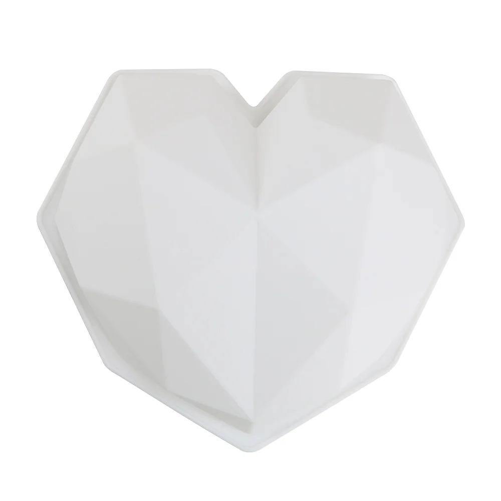 3D Širdies Formos Deimantai, Meilė, Šokolado Liejimo formos Saldainiai Silikono Tortas Pelėsių Vestuvių Kepimo Sponge Šifono Putėsiai Desertas Pelėsis