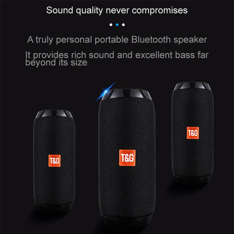 Nešiojamų Bluetooth Garsiakalbiai žemų dažnių garsiakalbis atsparus Vandeniui Belaidis Garsiakalbis, 3D stereo Muzikos garsiakalbis Parama TF Kortele, FM Radijas, Aux Įėjimas