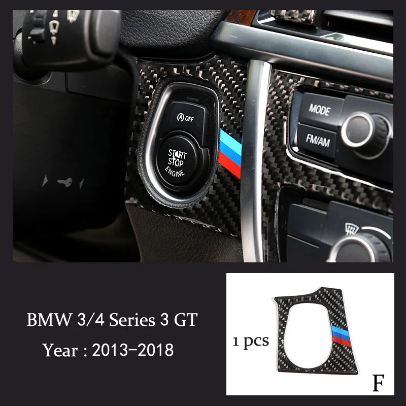 Anglies pluošto variklio paleidimo žiedo anglies pluošto variklio diržo pradedant žiedas M-band ciklo uždegimo žiedas BMW serija 3 4 3GT F30 f31