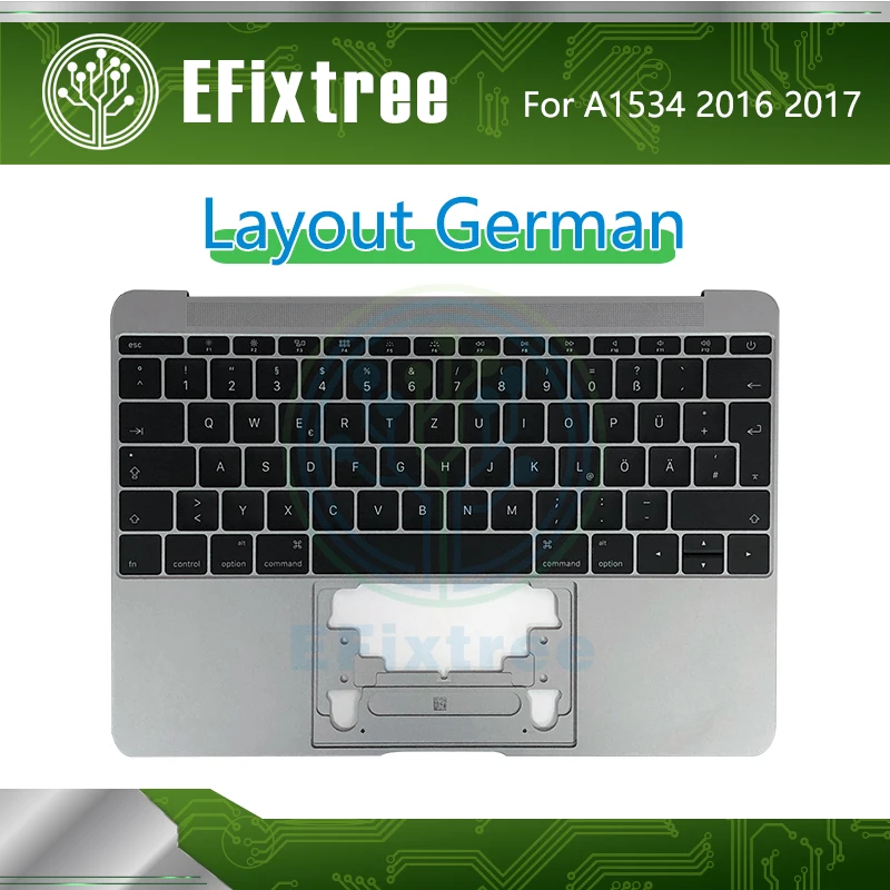 Išbandyta A1534 klaviatūros vokietijos su topcase Viršų Atveju, Macbook 12 colių 