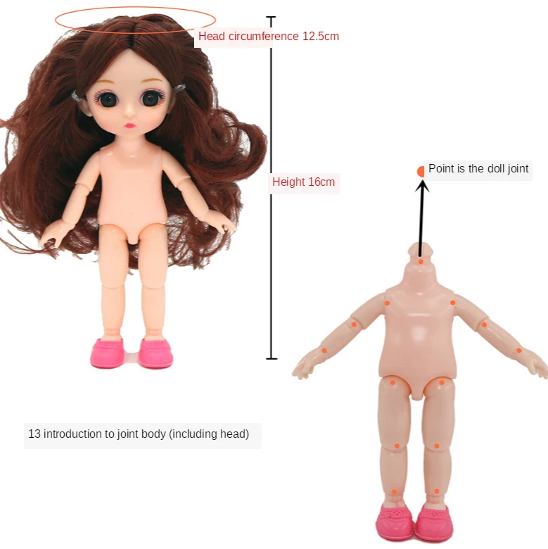 2020 16CM lėlės 13 kilnojamojo sąnarių mados princesė nustatyti sofa/TV/priedai įvairių spalvų plaukų mergina dovanos vaikams žaislų mergina-geriausia dovana