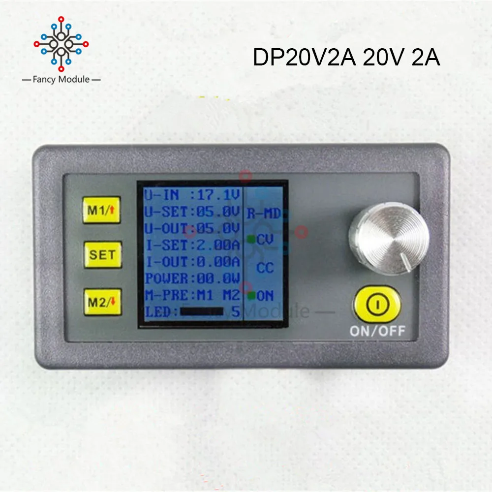 DP50V5A Voltmeter Ammeter Nuolatinės Įtampos Testeris Srovės Matuoklis Žingsnis žemyn Programuojami Maitinimo Modulis LCD Įtampos Keitiklis