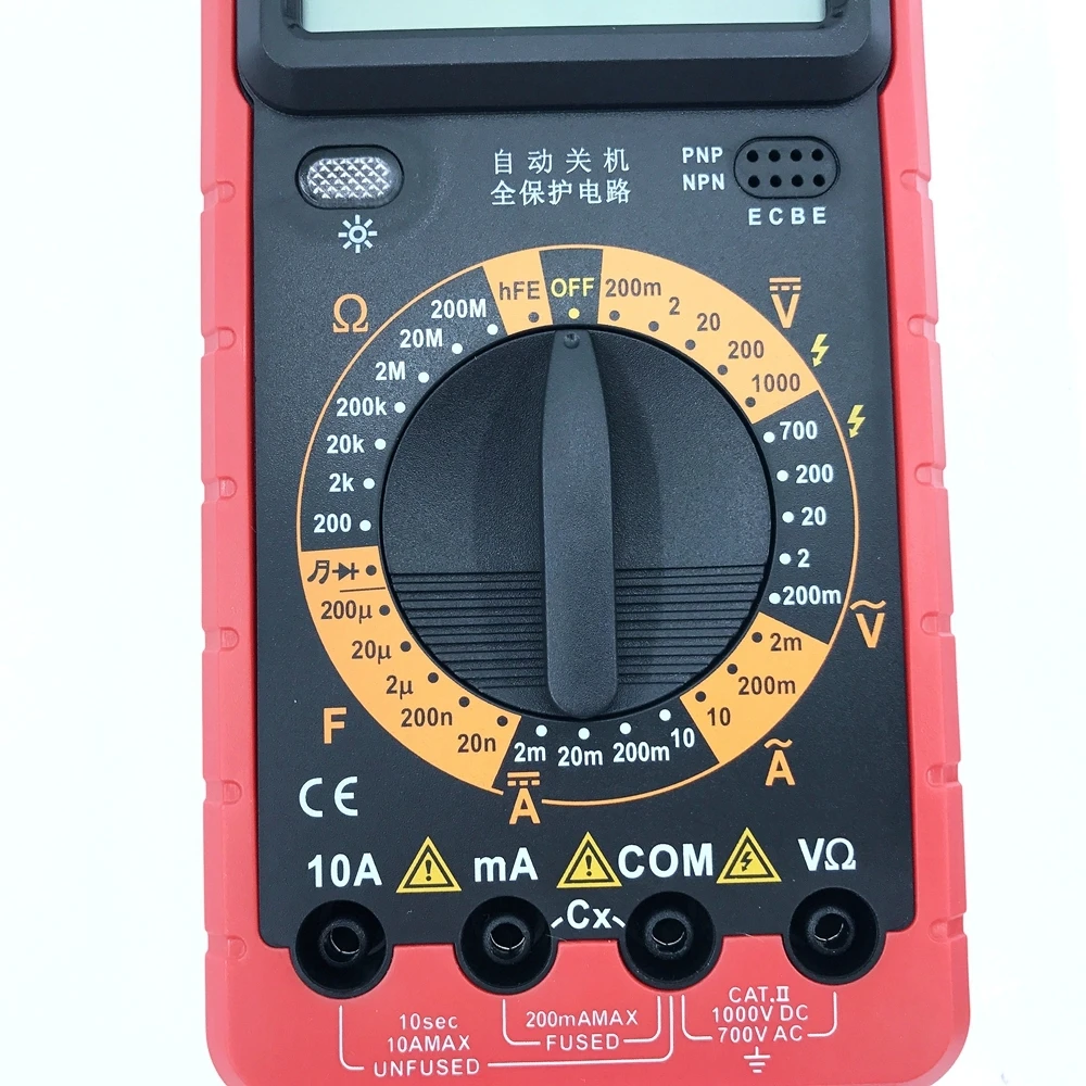 Skaitmeninis Multimetras A9205 AC/DC Ammeter Talpa Voltmeter Ohm Metrų Diagnostinės Testeris Elektroninių Matavimo Kinija
