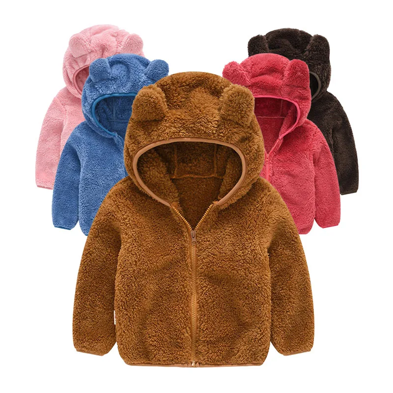 Vaikai dėvėti berniukas, mergaitė, drabužiai, striukės paltai vientisa spalva paprastas alpakos kailio pavasario ruduo šiltas 1-5 Amžiaus palaidinukė 2019 kokybės drabužiai