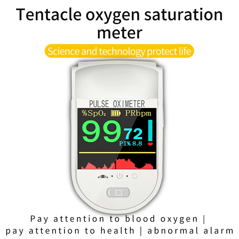 Pirštu įrašą oximeter kraujo deguonies įsotinimo detektoriaus impulsų stebėti atnaujinti nešiojamų OLED Ekraną, širdies ritmo sveikatos stebėti spo2