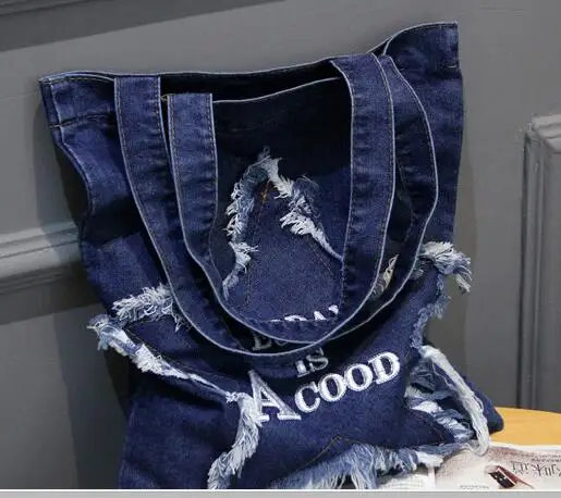 2017 nauja drobė maišelis moterų pečių skylę retro kaubojus maišelį, Pietų Korėjos aplinkos pirkinių krepšys krepšys