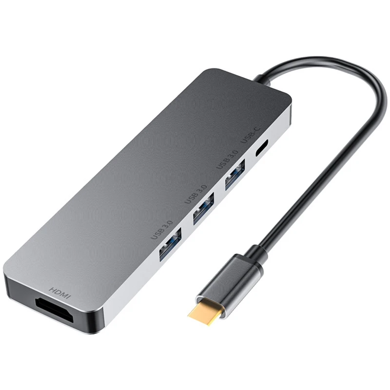 Tipas-C USB Hub Penki Viename 