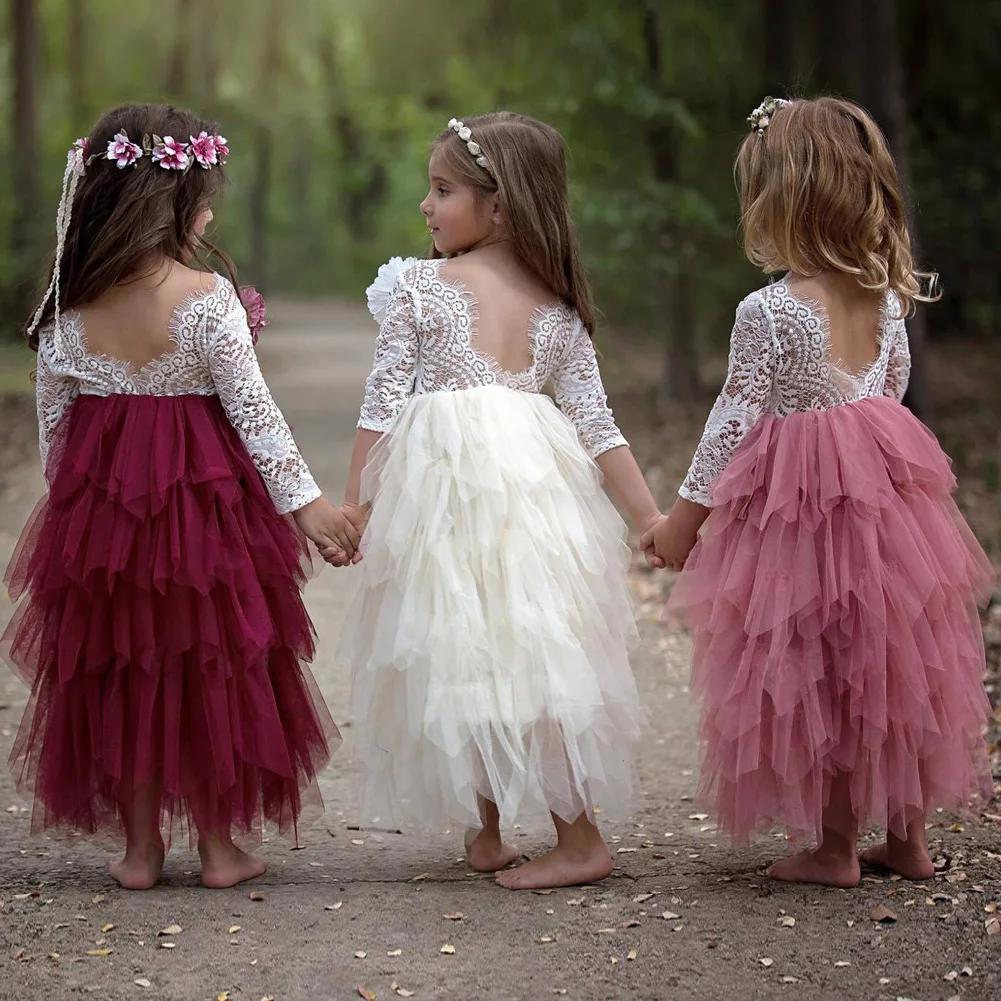 Maža Mergaitė Ceremonijos Suknelė Baby Vaikų Drabužių Tutu, Vaikams, Suknelės Mergaitėms, Drabužiai Vestuves Suknelė Vestidos Skraiste Filė