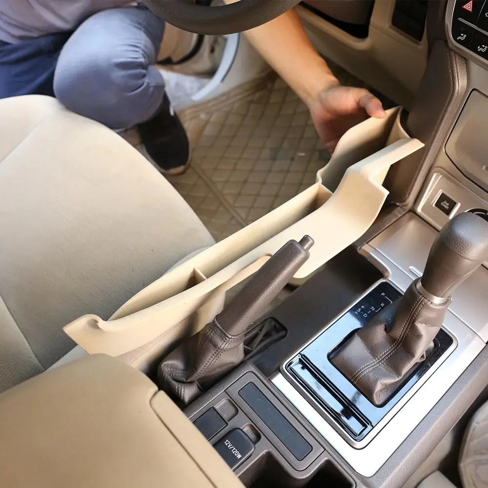 Toyota Prado 2018-2020 ABS plastiko Centras talpinimo Sėdynės Telefono Klavišą Kortelės Dėklas Interjero Automobilių Reikmenys Kairėje Ratai