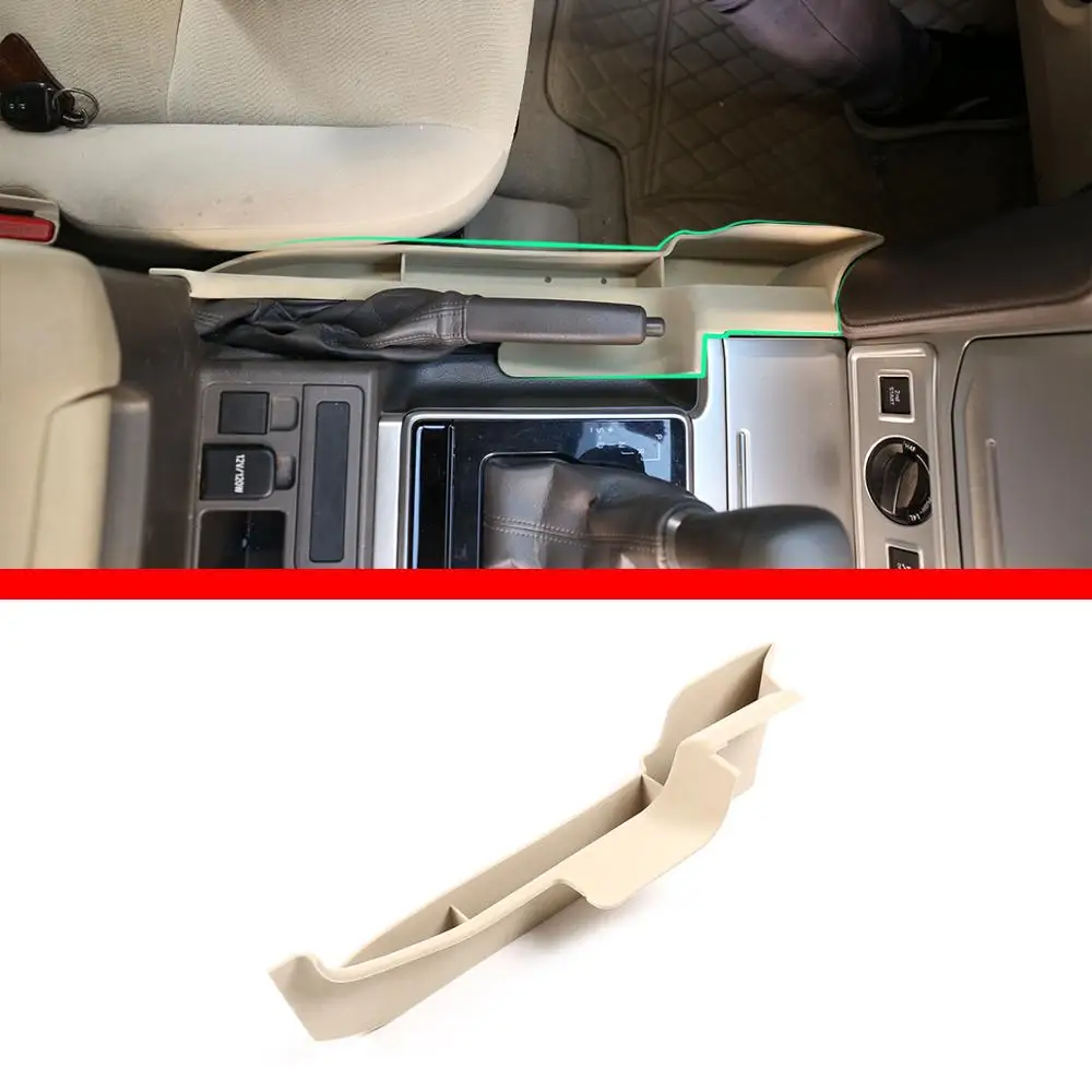 Toyota Prado 2018-2020 ABS plastiko Centras talpinimo Sėdynės Telefono Klavišą Kortelės Dėklas Interjero Automobilių Reikmenys Kairėje Ratai