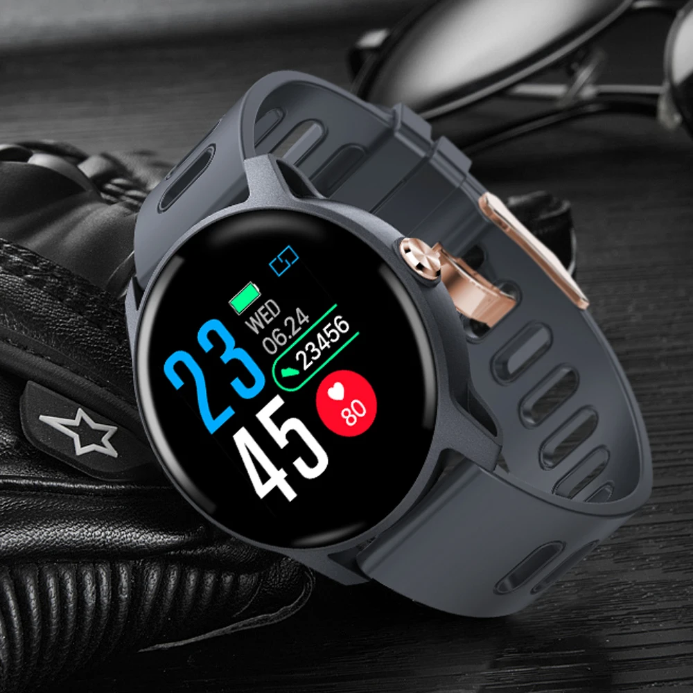 SENBONO S08 IP68 Vandeniui Smart Watch Vyrų Fitneso Tracker Širdies ritmo monitorius Smartwatch Moterų Laikrodis 