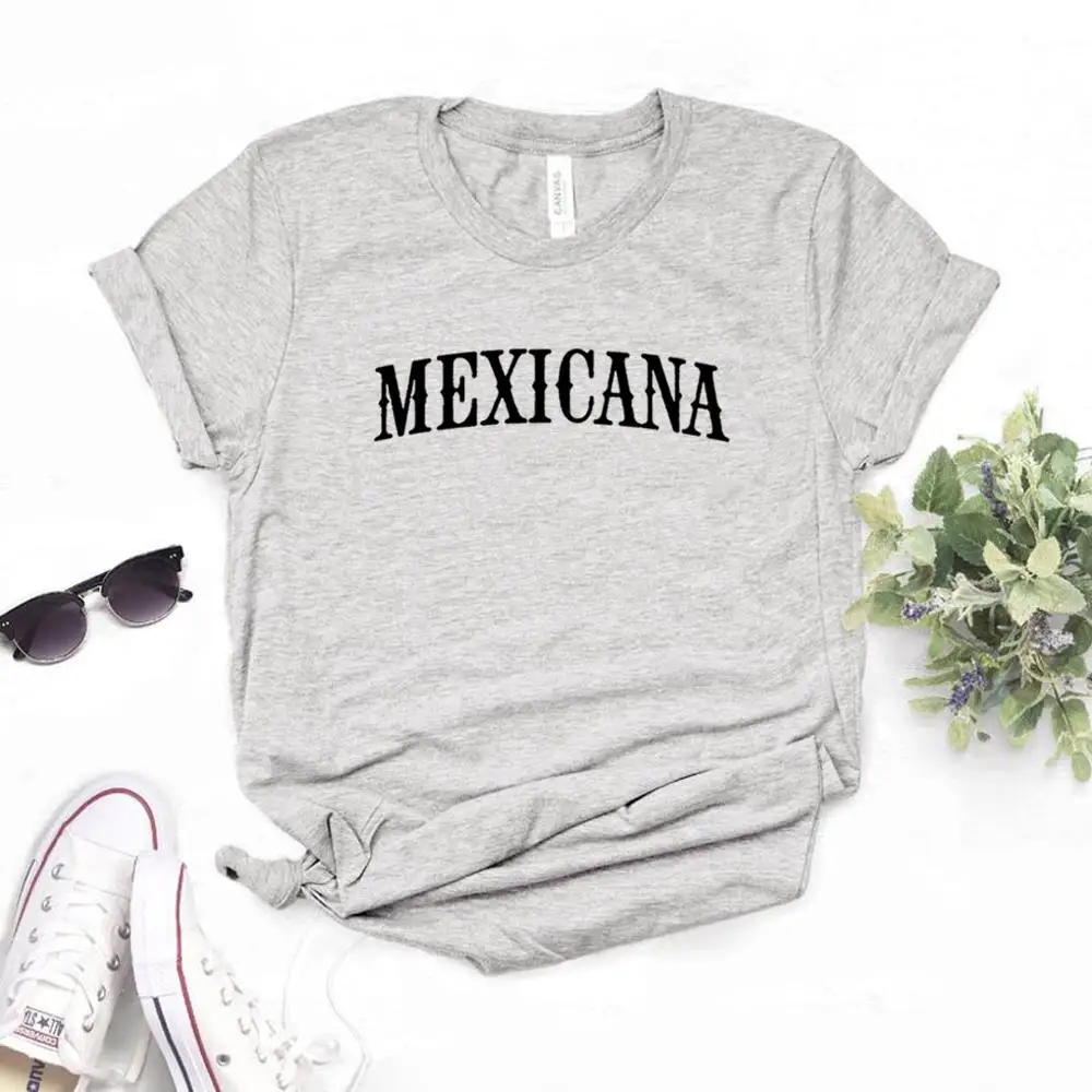 Mexicana Latina Spausdinti Moterų Tshirts Medvilnės Atsitiktinis Juokingi Marškinėliai Lady Viršuje Tee Hipster 6 Spalvos NA-774