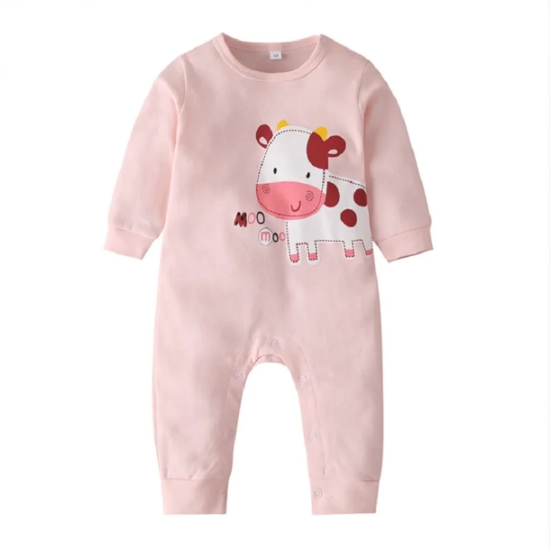Naujagimio Romper 2019 M. Pavasarį, Rudenį Gyvūnų Stiliaus Kūdikiams, Kūdikių Pižama Baby Girl Kojis Sleepwear Jumpsuits