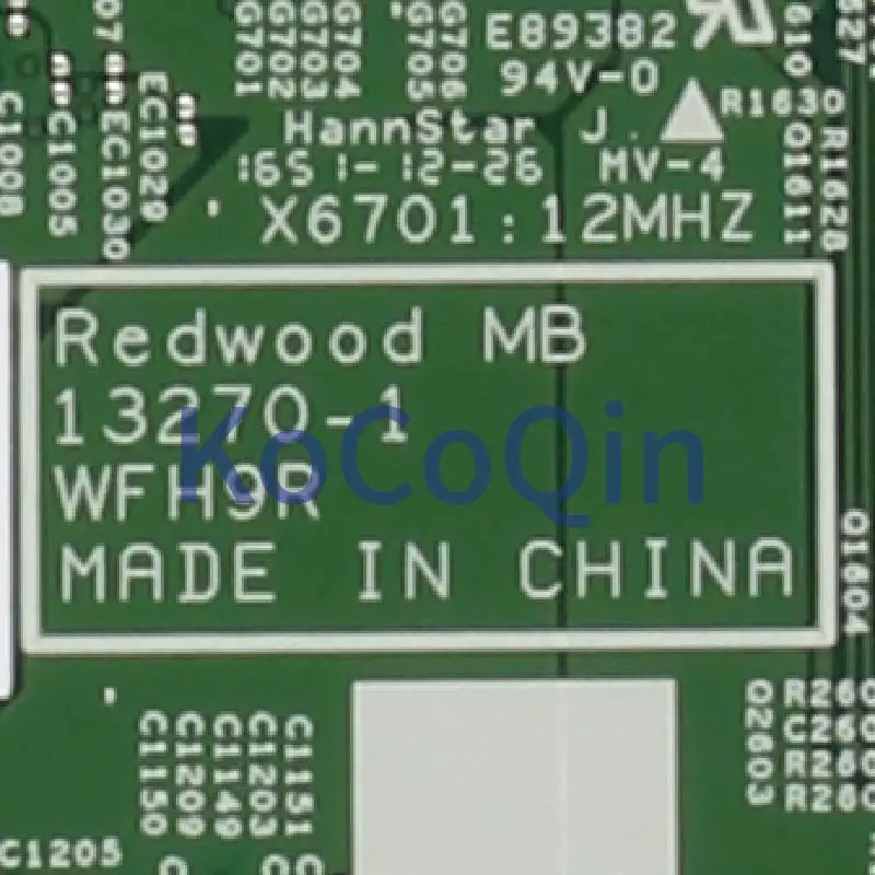 KoCoQin Nešiojamojo kompiuterio motininė plokštė, Skirtas DELL Inspiron 3147 Core N3540 SR1YW Mainboard KN-0KW8RD 0KW8RD 13270-1 DDR3