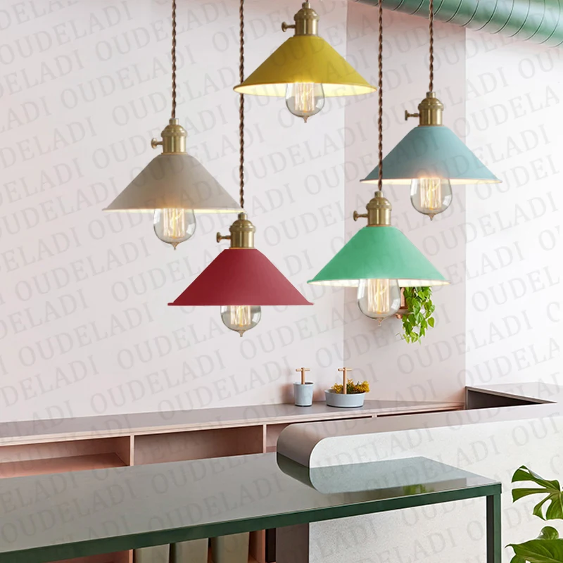 Macarons skėtis Pakabukas lempa, moderni Kavinė Baras Restoranas, Šiaurės pakabukas šviesos Jungiklis su Susukta Viela Vario E27 lempos laikiklis