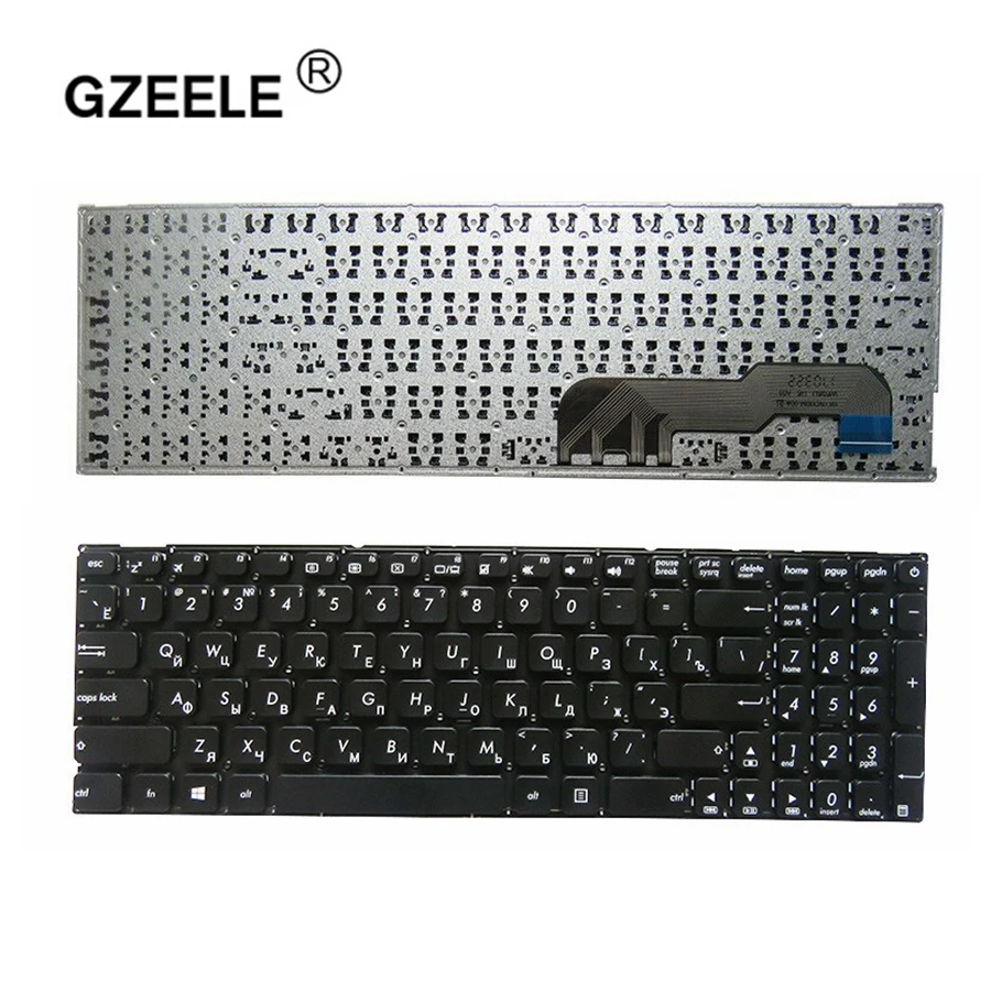 GZEELE RUSIJA Juodos spalvos nešiojamojo kompiuterio klaviatūros ASUS S3060 SC3160 R541U X441SC X441SA X541N X541NA X541NC X541S X541SA X541SC RU black