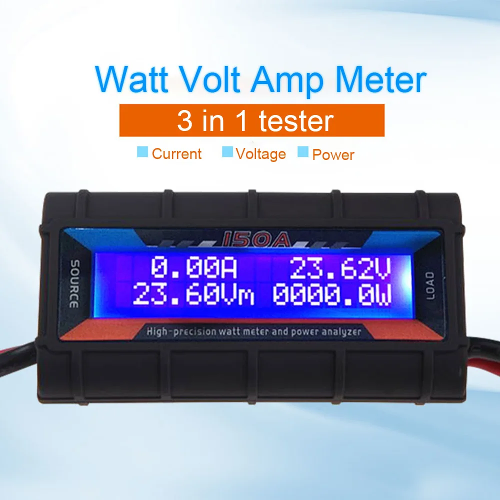 DC Galios Analizatorius Vatmetrą 12V 24V Saulės Vėjo Analizatorius LCD Skaitmeninės Srovės Energijos Skaitiklis DC Galios Analizatorius Watt