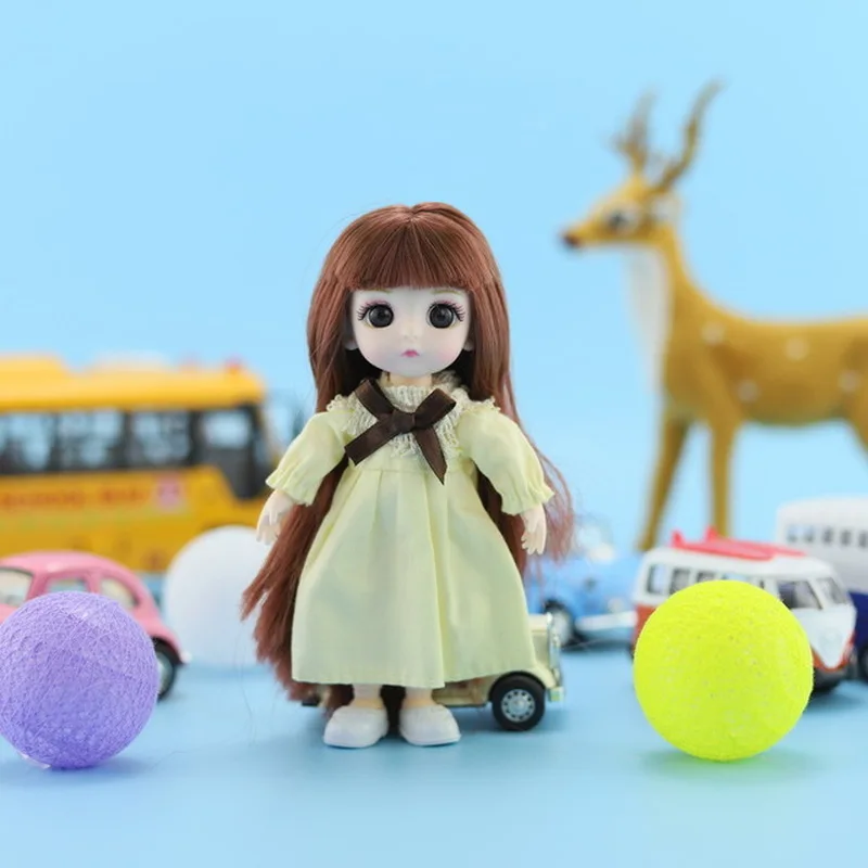 16cm Lėlės Slothes BJD 12 Stiliaus Mados Mini Nuogas Lėlės Sijonas Kostiumu Mergina Žaislas Priedai Gražus Suknelė Mergaitėms 