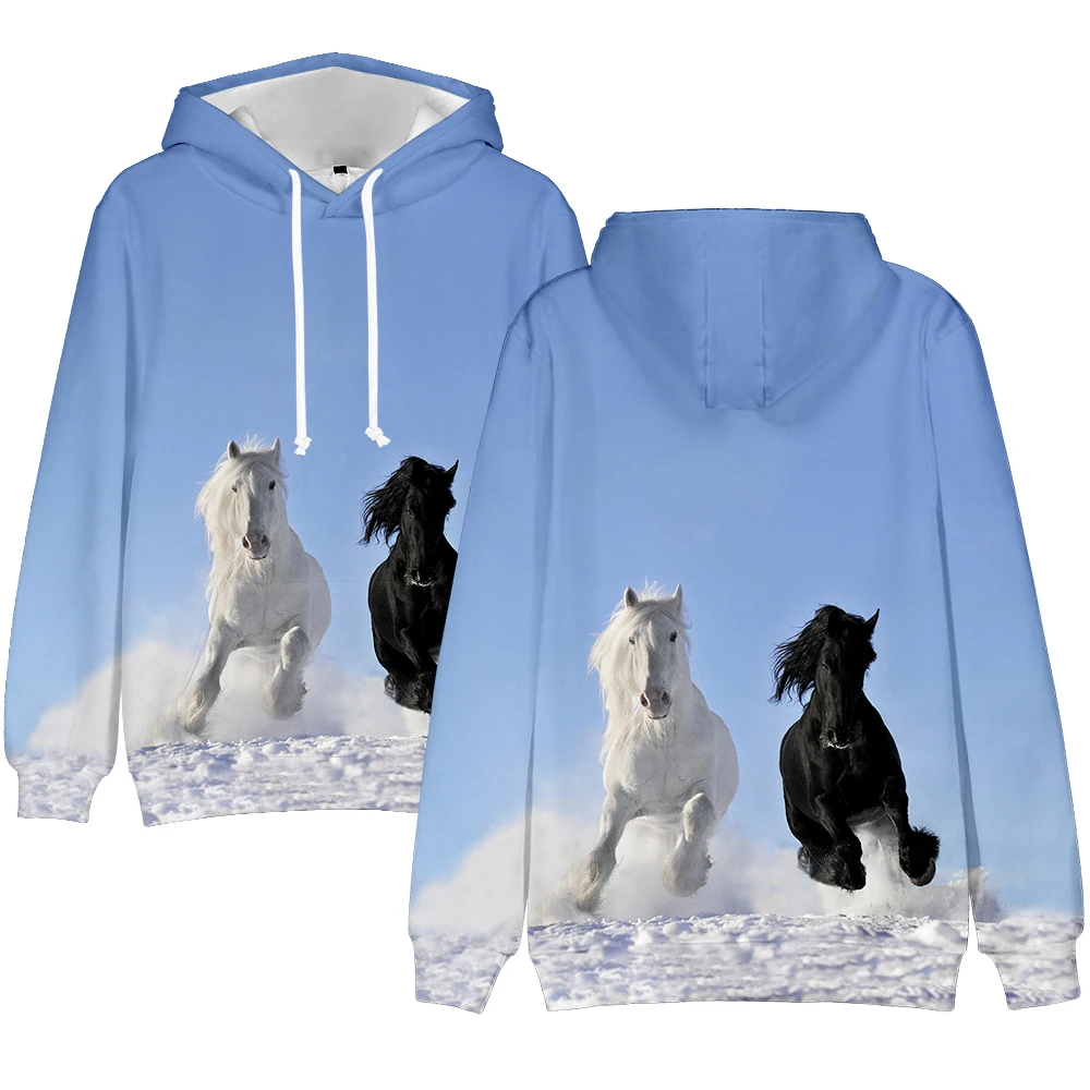 2021 Klasikinis 3D Spausdinimo Hoodies Berniukų/mergaičių Megztiniai Equus caballus 3D Hoodie Palaidinės Vyrų Megztinis Striukės naujo Dizaino Arklys