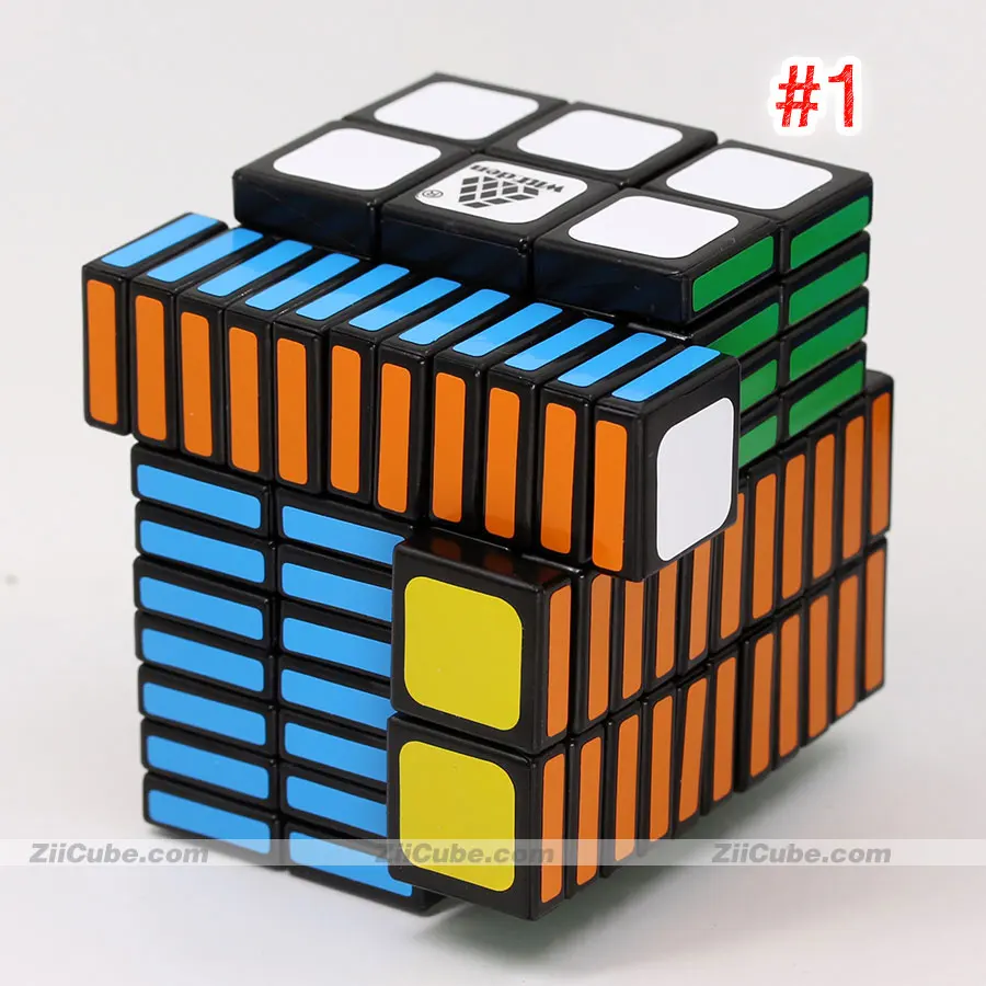 WitEden Įspūdį Magic Cube 3x3x11 MES 3*3*11 Lipdukai Profesinio Mokymo Tiwsty Žaidimas Išminties Žaislų 3 3 11 Kubeliai Stebuklinga Cubo