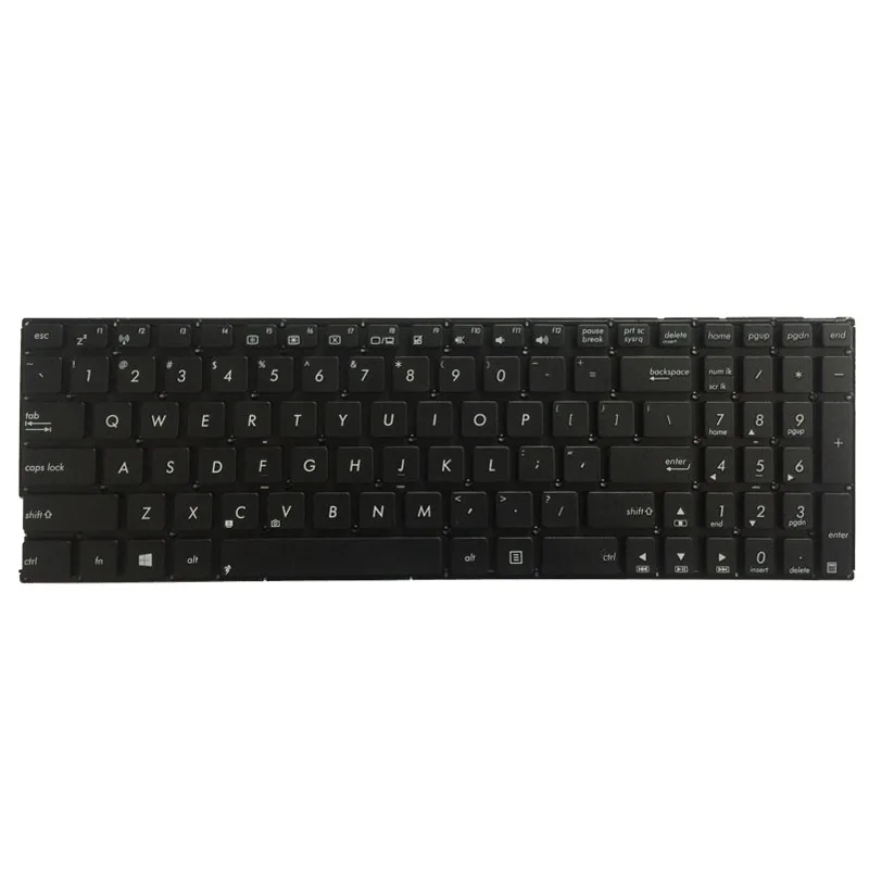 JAV klaviatūros Asus X756U X756UA X756UB X756UJ X756UQ X756UV X756U X756 anglų nešiojamojo kompiuterio klaviatūra
