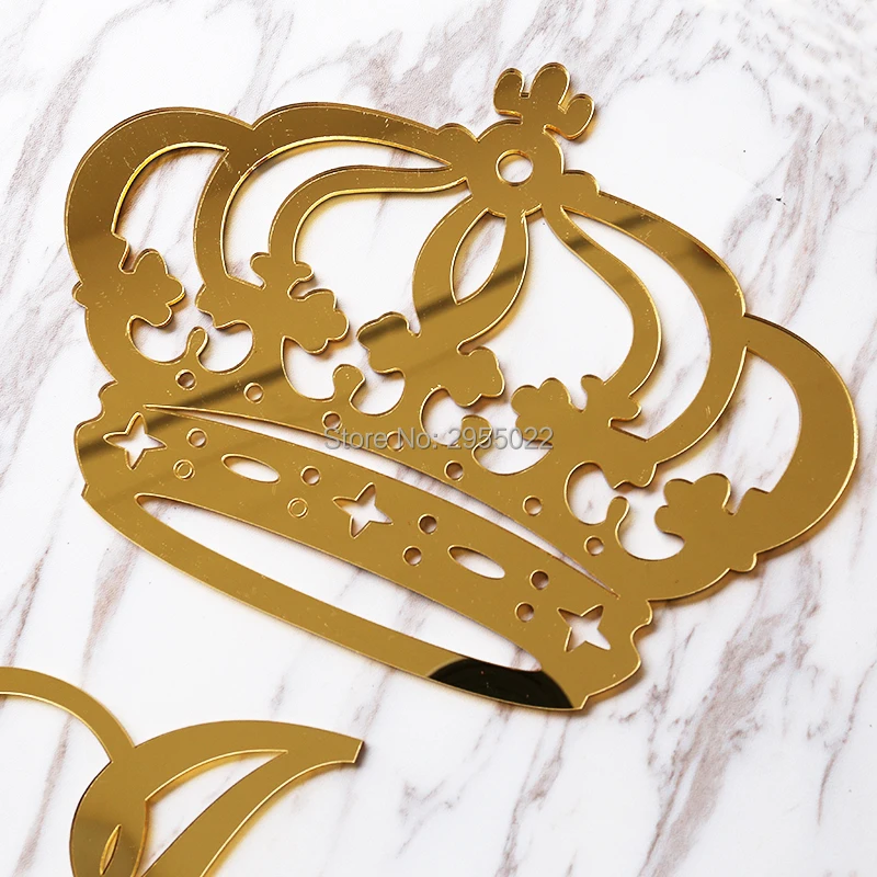 Asmeninį Veidrodis iš Akrilo Princess Crown sienos kabo Ženklas, kurio pavadinimas Vestuvių Dovaną, custom šeimos ženklas