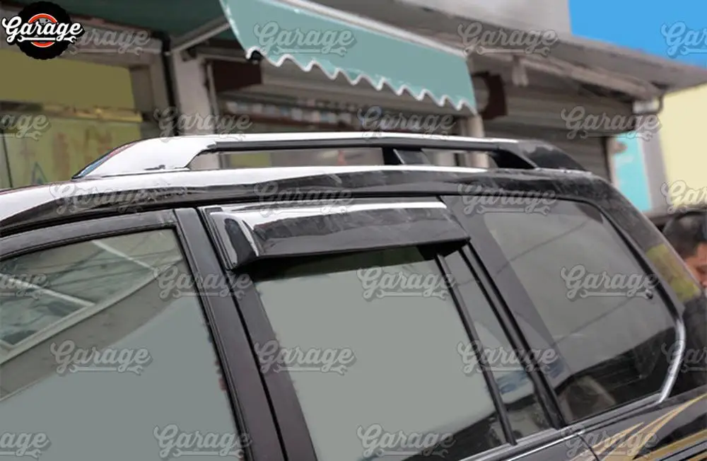 Šoniniai dangteliai stogo bagažinės laikikliai atveju Toyota Prado 120 2003-2009 ABS plastiko liejimo 1 set / 4 vnt automobilių apdailos stilius
