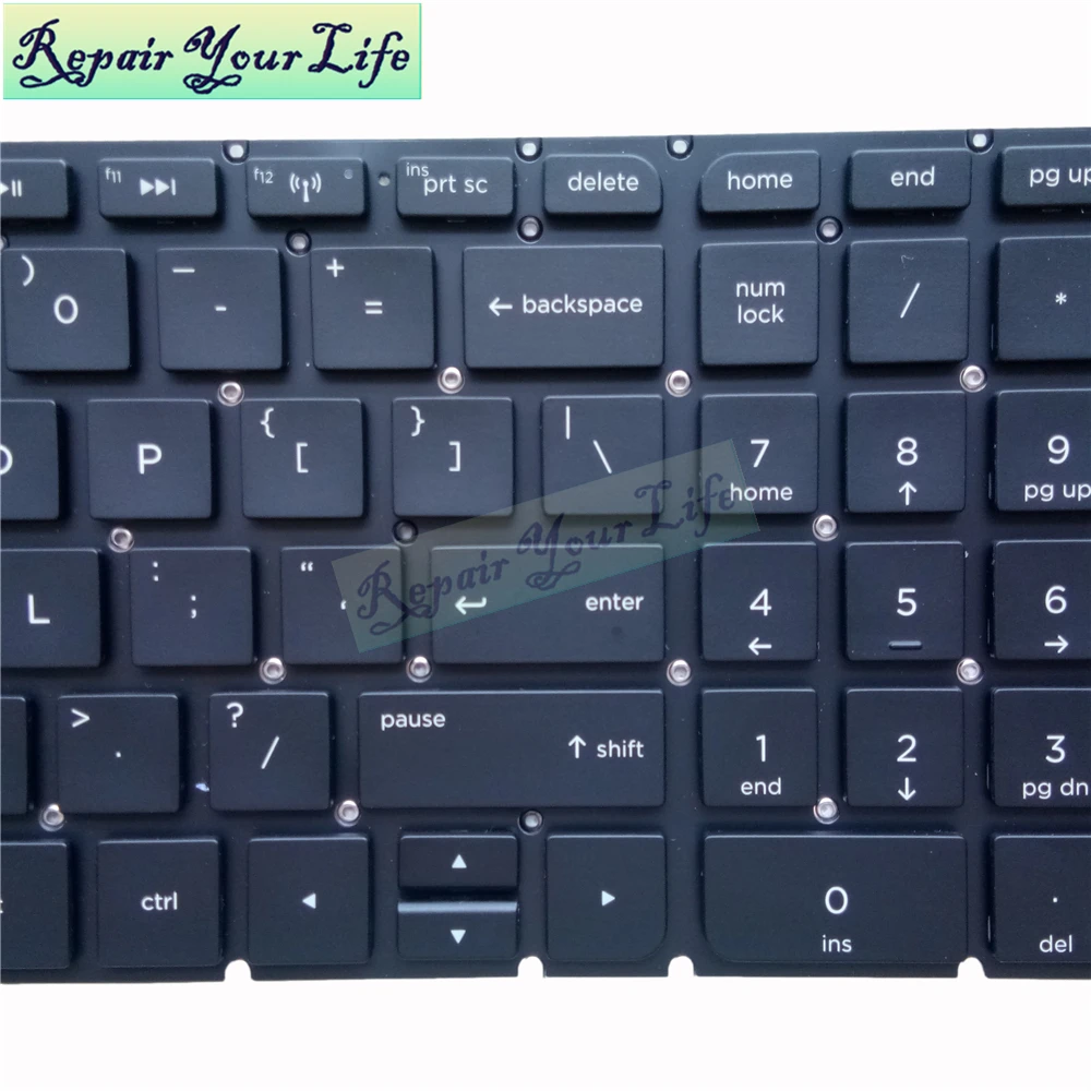 Apšvietimas M6 MUMS nešiojamojo kompiuterio klaviatūra HP M6-K m6-k022dx m6-k125dx m6-k054ca anglų mėlyna m6-k088 nauja pk130um1f00 725450-001