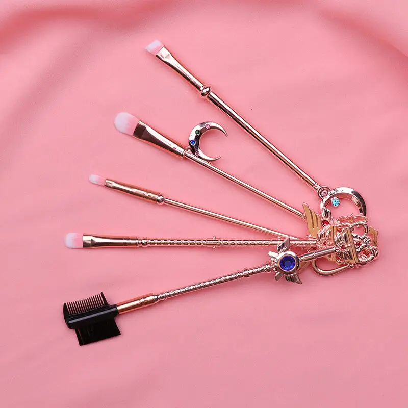 Sailor moon lazdelė stick lazdele makiažo teptuku Kosmetikos šepetėlių lazdos Foundation Brush