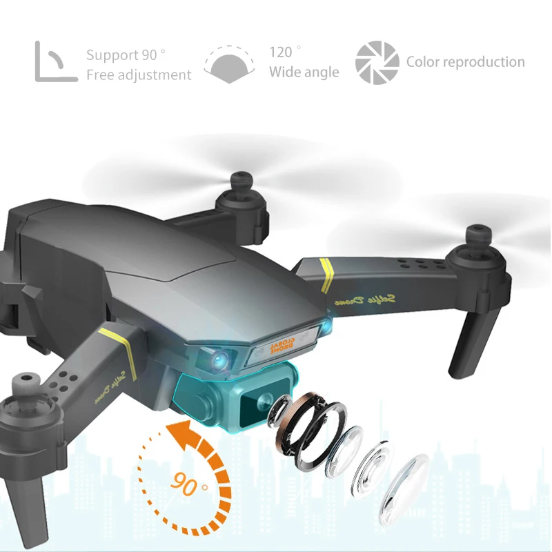 GD89 Drone 4K HD Kamera, Vaizdo Drone Pro RC Sraigtasparnis FPV Quadrocopter Tranai VS Drone E58 Ir Gimtadienio Dovana Vaikas