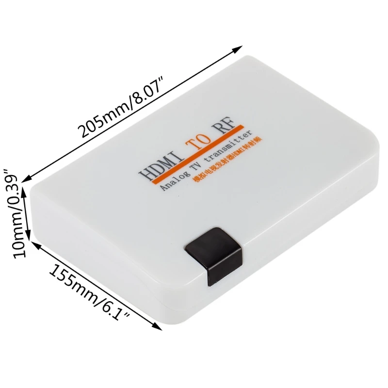 HDMI RF, Coaxial Konverteris Adapteris Box Skaitmeninis Analoginis TV Signalo Siųstuvas Moduliatorius už Bluray Grotuvą, Žaidimų Konsolę