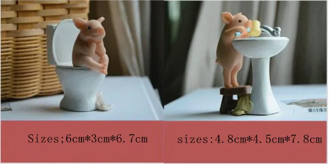 Kasdien Surinkimo Namų Dekoro Sodo Miniatiūriniai Gyvūnų Figūrėlės Darbastalio Apdaila Mielas kiaulių skaičius Žaislai dovana Childre