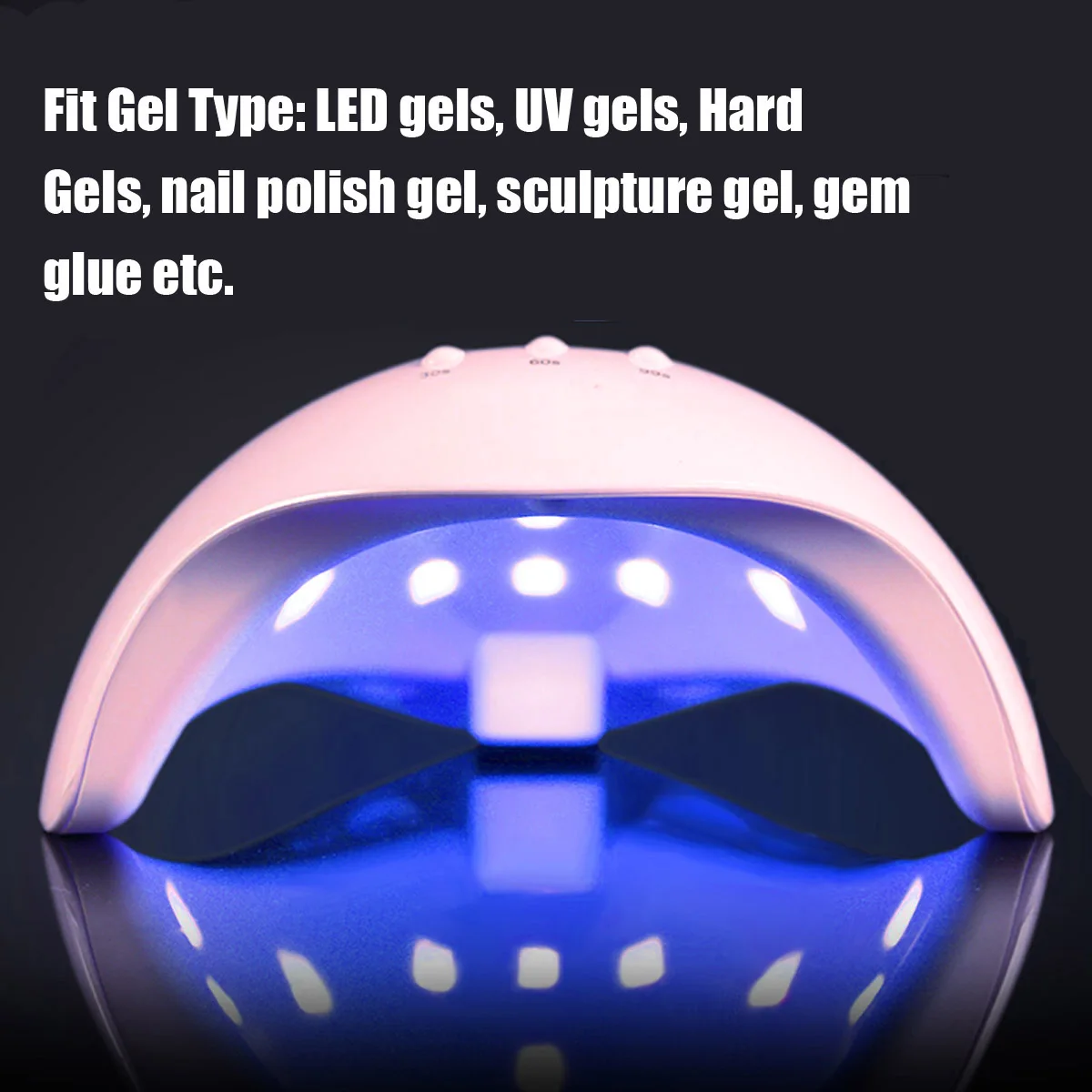 USB LED Nagų Džiovintuvas UV nails lempa manikiūro sausas nagų Gelio džiovinimo ledo lenkijos lemputė 12 LED auto jutiklis 30s 60s 90s nagų dailės priemonės