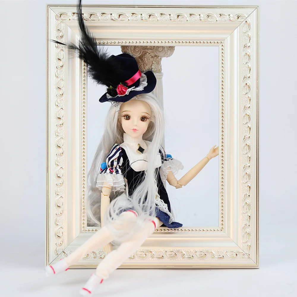 BJD 1/6 lėlės MM Mergina Taro Serijos 30cm Bendras kūno lėlės Pavadinimas yra Magas Pilka balta plaukų