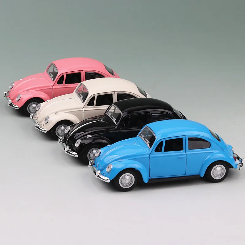 1:36 Žaislas Automobilis Senas Beatle Metalo Žaislas Lydinio Automobilių Diecasts & Žaislinės Transporto Priemonės Automobilio Modelio Miniatiūra Masto Modelio Automobilių Žaislai Vaikams