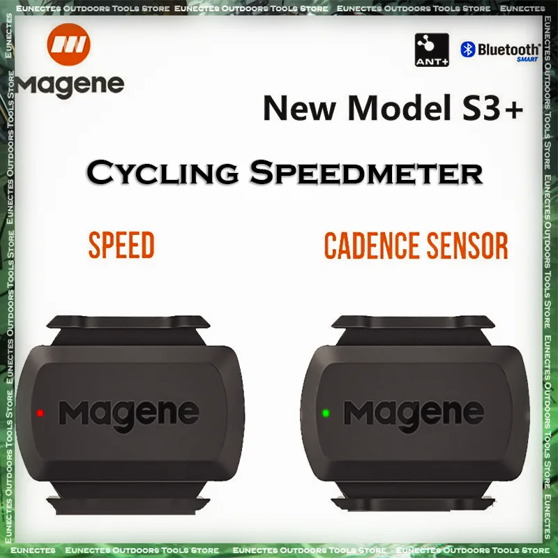 Magene S3+Greitis Cadence Jutiklis ANT+ Bluetooth Kompiuterio Speedmeter Dual Jutiklis Dviračio Kompiuteris zWIFT Dviratį Pažangi Įranga