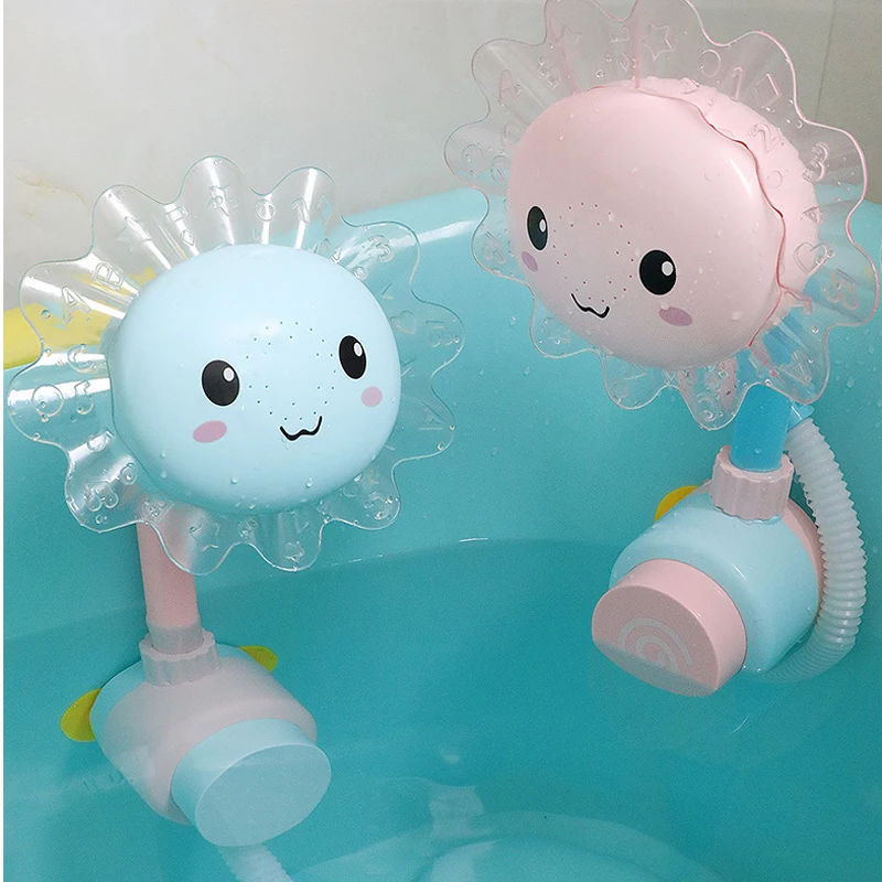 Kūdikių Vonios Žaislas Saulėgrąžų Dušo Maišytuvas Atžalų Purškimo Vonia Vonios Vandens Žaislai Vaikams